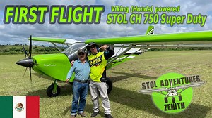 44K views · 1.1K reactions | Francisco successfully flies the STOL CH750SD on its maiden flight (with help from Ricardo), powered by the 195-hp Viking 195T (Honda) engine with 5-blade DUC propeller. Check out the hands-off flying! The STOL CH 750 Super Duty is a short takeoff and landing (STOL) sport utility (back-country) kit airplane from Zenith Aircraft Company, often called a "sky jeep" by their owners. #BuildItFlyIt #skyjeep #zenair | Zenith Aircraft | Facebook