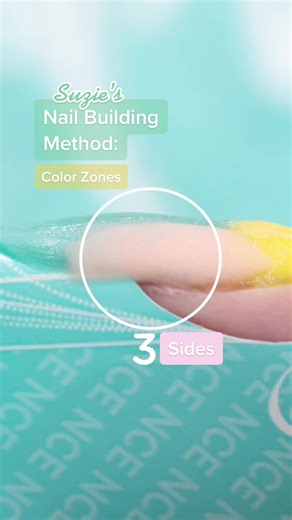 Suzie's Nail Building Method Step 3: Sides