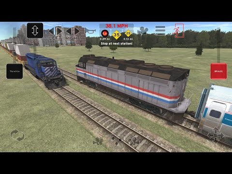 Train and Rail Yard simulator game gameplay Android