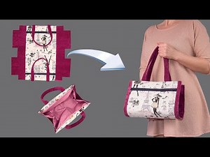 How to sew a cute handbag in the simplest way!