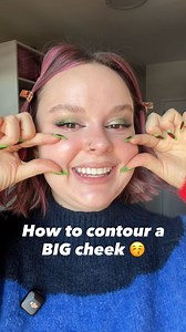 How to contour a big cheek 😌 #contour #contouring #roundface | Hydrationceo
