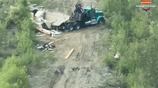 Brake failure forced a semi onto a runaway ramp