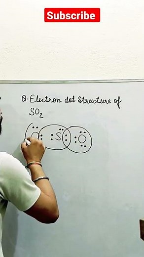 Lewis Dot Structure of SO2 / CBSE/ICSE / 10th Chemistry