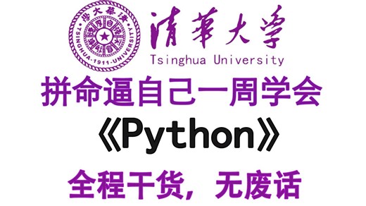 【全600集】2025最新版，从零基础小白到Python全栈，清华大佬终于把Python全套教程讲完了！全程通俗易懂！逼自己一周学会，少走99%的弯路！