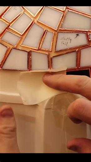 Clone Trooper Tiffany Lamp: Soldering Progress Update