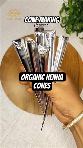 Mehndi Cone Kaise Banaye? 😍 | Easy & Perfect Cone #mehndi #shorts
