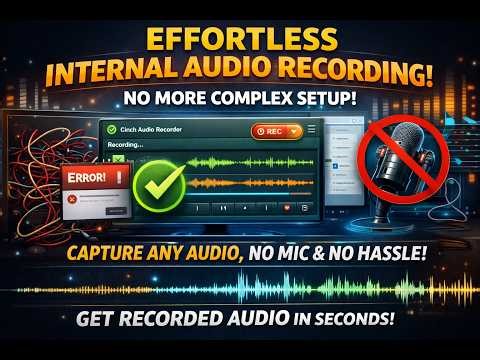 The Easiest Way to Record Internal Audio on Windows&Mac (No Complex Setup)