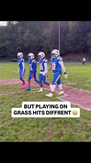 Playing On Turf vs Grass #football #footballshorts #highschoolfootball #collegefootball #highschool