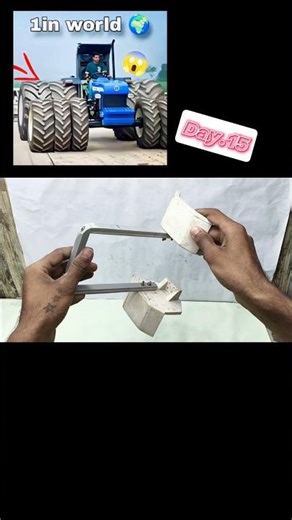 how to make bulldozer Tractor model | making RC tractor