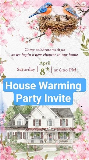 Modern Housewarming Invitation | Simple & Elegant Invite #digitalinvitation #digitalinvites