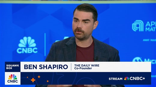 Watch CNBC's full interview with The Daily Wire co-founder Ben Shapiro
