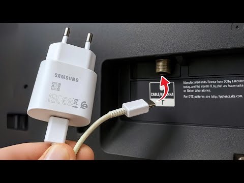 Just Plug The Charger Into The TV And Watch All Channels For Free In HD!