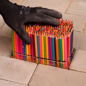 307K views · 394 reactions | DIY Cobblestone From Pencils?! | Science, Tech and Universe | Facebook