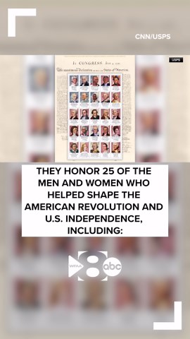 USPS releases American Revolution stamps for 250th anniversary