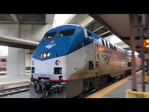(4K) Amtrak’s “The Pennsylvanian” and AVR-4 in Pittsburgh - June 11th, 2021