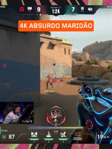 Mirinha absurda do dgzin no VCT Americas — reagindo à pedra