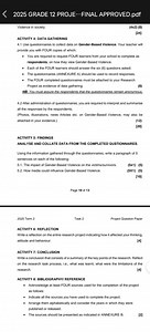 2025 GRADE 12 PROJE•••FINAL APPROVED.pdfViolence in society.... | Filo