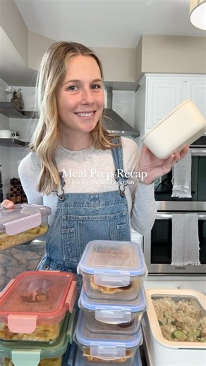 Becca | TeacherTastes on Instagram: "This week’s meal prep recap - Batch Overnight Oats - Savory Waffles - Enchilada Meal Prep - Protein Edible Cookie Dough Sharing these recipes this week in their own video or comment “yum” for them to be sent to your dm!"