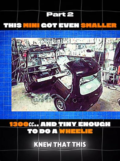 This Mini Car Just Got Smaller! 1300cc Modification