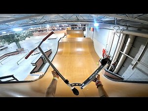MINI MINI MEGA RAMP SCOOTER TRICKS!