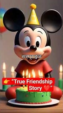 Mickey Mouse Ki Dosti ❤️ | Magical Jungle Adventure Story 🐭✨ | Kids Hindi Story