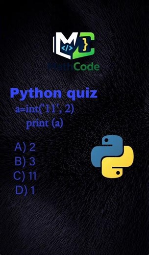 Python code. Which answer is true?#python #code #maths #math #ai #machinelearning #machine
