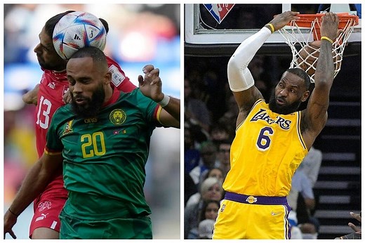 LeBron James jokes about his World Cup lookalike: How much does he look like Cameroon's Mbeumo?