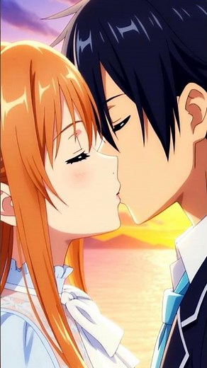 Sword Art Online Kirito and Asuna moments together