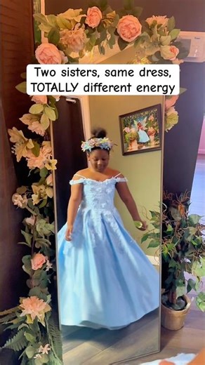 Two Sisters Twirl in Princess Dresses - Watch Their Different Personalities