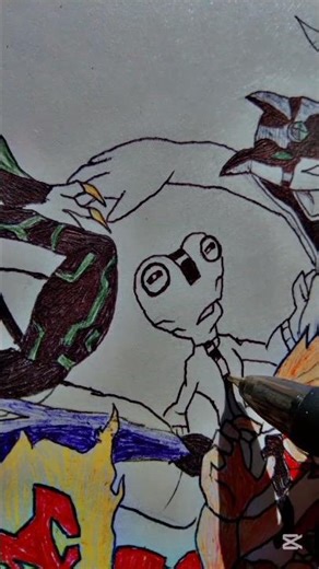 Day 11 of drawing Ben 10 aliens grey matter / #ben10 #graymatter