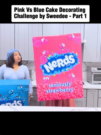 Pink Vs Blue Cake Decorating Challenge by Sweedee - Part 1#KPopDemonHuntersAnimation #KPopDemonHunters #2danimation #3danimation #3Dgame #CartoonGames3D