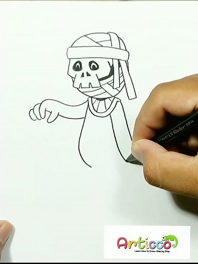 DRAWING CUTE MUMMY