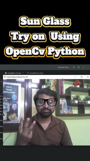 Open cv python project #python #shorts