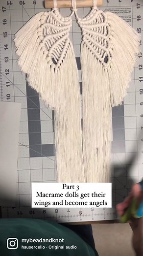 Muñecas de Macramé que se Convierten en Ángeles - Parte 3