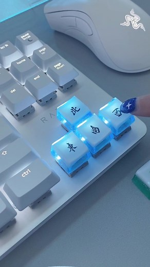 キーキャップを作る！レジンと麻雀デザイン