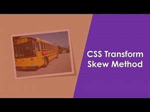 CSS Transform Skew Method - Pulling or Pushing Element