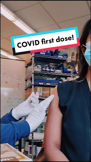 Finally!!! 💉 1 down, 1 to go! #covid19shot #covidvaccine #injection #nursetok #nursingskills #clinicalskills