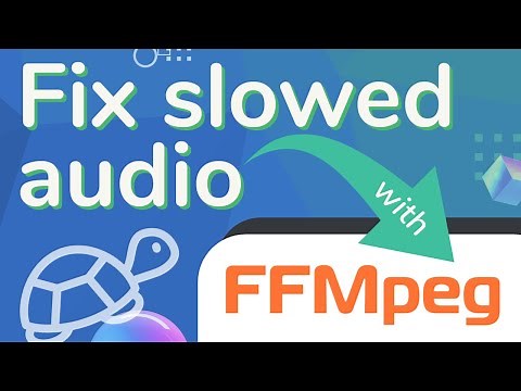 Fix slowed After Effects or Premiere Pro audio with FFmpeg