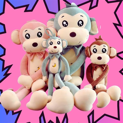 Cartoon Toy Monkey Long Arms, Long Legs Doll , Stuffed Animal , Gift. - Etsy