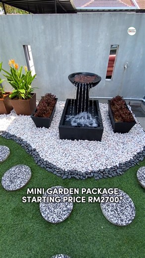 15K views · 81 reactions | Mini garden? Most people expect something small and ordinary… but with our design, even a compact space becomes a luxury escape — complete with flowing water, greenery, and resort vibes. Need expert help? Reach us now at wa.me/6166666566 | Konzept Garden | Facebook