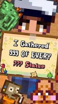 I Need 999 Of Each "??" Statue In Stardew Valley #stardew #stardewvalley