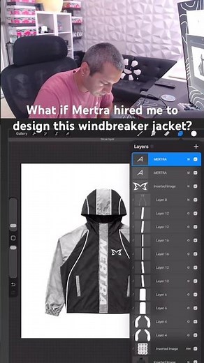 What if I designed this windbreaker jacket for Mertra…👀