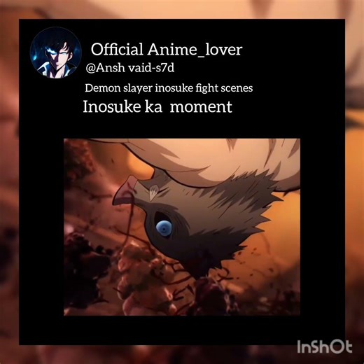 #demon Slayer #inosuke fight scenes #anime viral