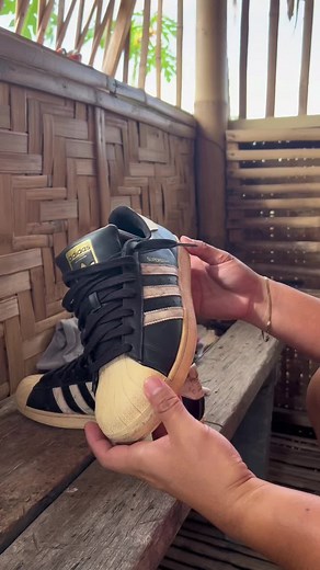Transforming Trash Shoes into Stylish Adidas Superstar Sneakers
