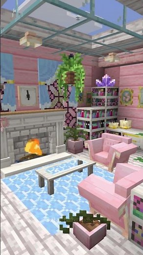 Slice of Life vs Vanilla Minecraft #minecraft #minecraftbuilding #bedrock #addon #coquette