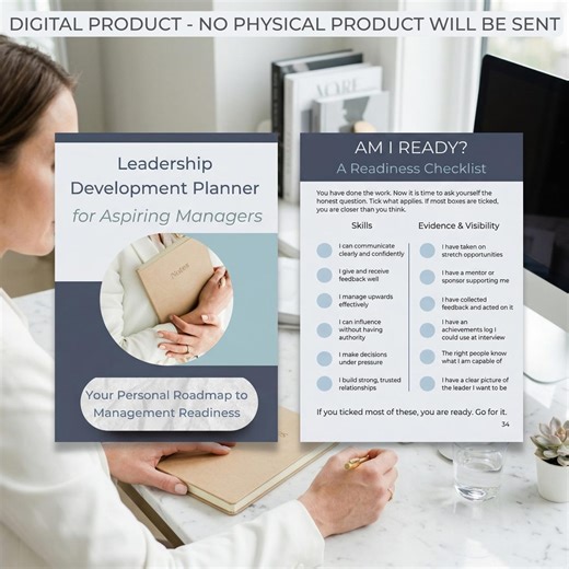 Leadership Development Planner | 90-day Management Roadmap (PDF) - Etsy