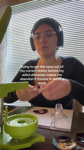 all i know is button making #adhd #crafting #joekeery | buttons