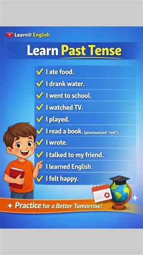 Past Tense Sentences for Beginners | Learn Fast