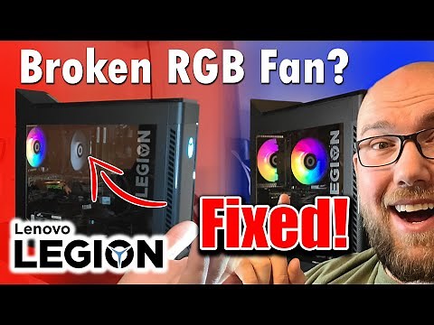 Broken RGB Fan Fix for Lenovo Legion 5 Desktop | & RGB Controls Demo