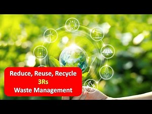 Reduce, Reuse, Recycle | What are 3Rs in Waste Management | 3Rs in Waste Management
